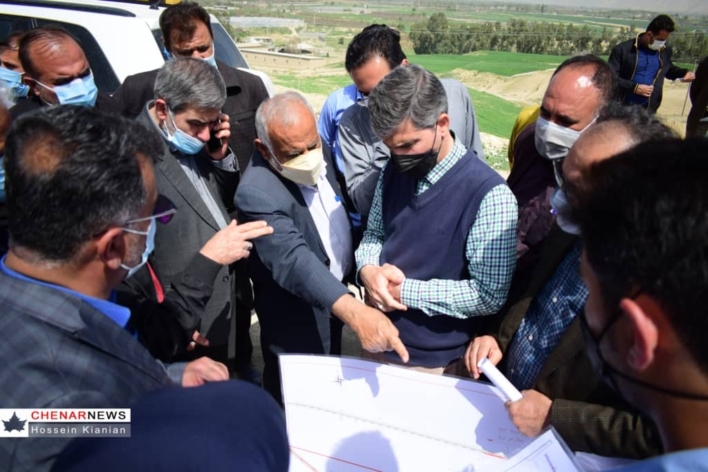 بازدید علی اکبر محمدی مدیر کل ساخت و توسعه راههای منطقه جنوب از کوهچنار و محور ابوالحیات دشت ارژن