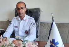 بهمن جمشیدی رئیس اورژانس ۱۱۵ کازرون